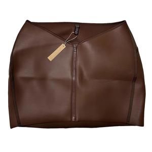 NWT Skims Rubberized Scuba Swim Mini Skirt Cocoa Women’s 2X
